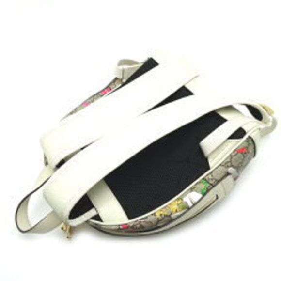 Gucci Backpack Daypack GG Supreme Flower Beige - Picture 4 of 9